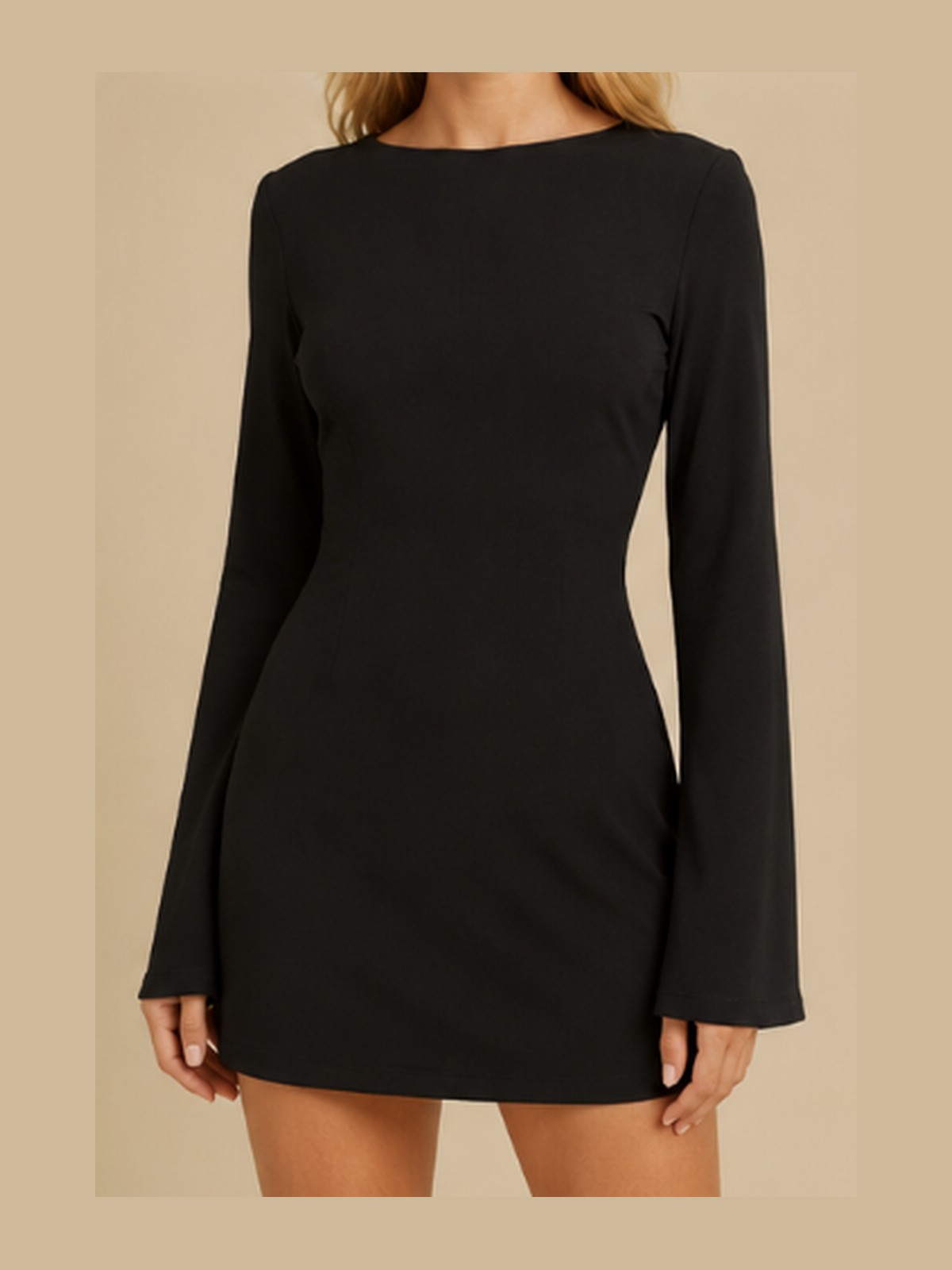Black Long-Sleeve Zara Dress